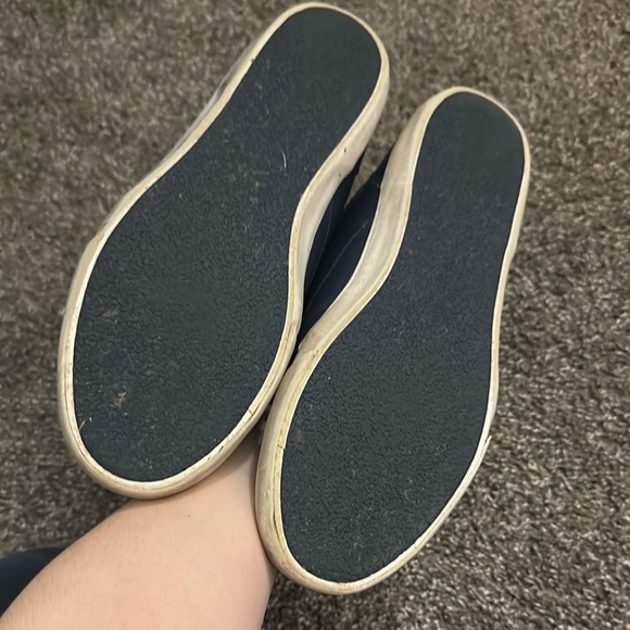 Lacoste Blue Leather Sneakers size 8.5 - Picture 7 of 11